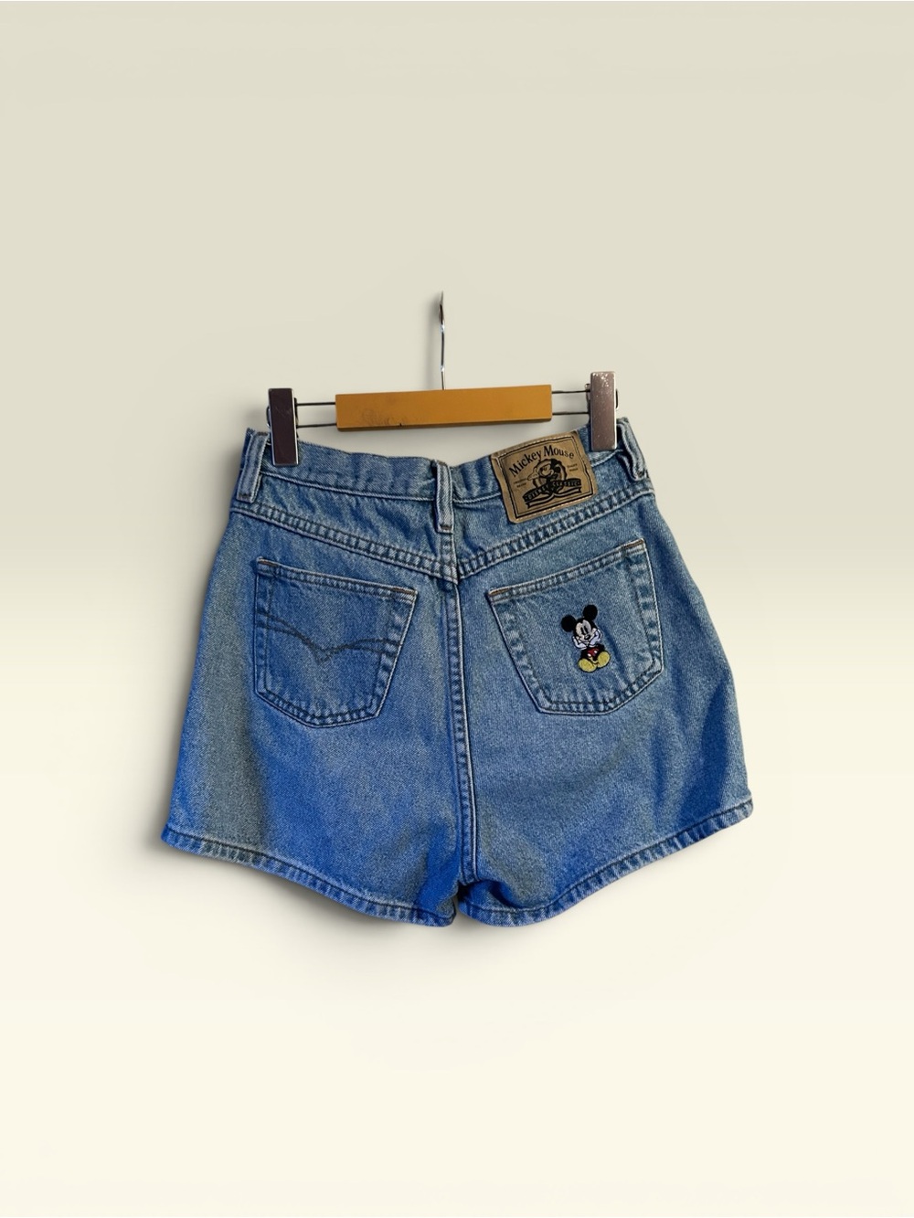 Vintage Mickey Mouse Denim Shorts